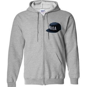 Dark Maga Assemble Trump 2024 Full Zip Hoodie