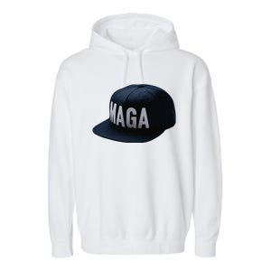 Dark Maga Assemble Trump 2024 Garment-Dyed Fleece Hoodie