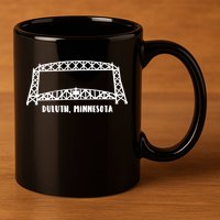 Duluth Mn Aerial Lift Bridge Gift 11oz C Handle Ceramic Mug