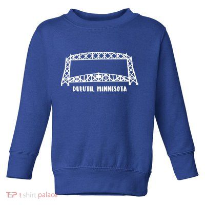 Duluth Mn Aerial Lift Bridge Gift Toddler Sweatshirt