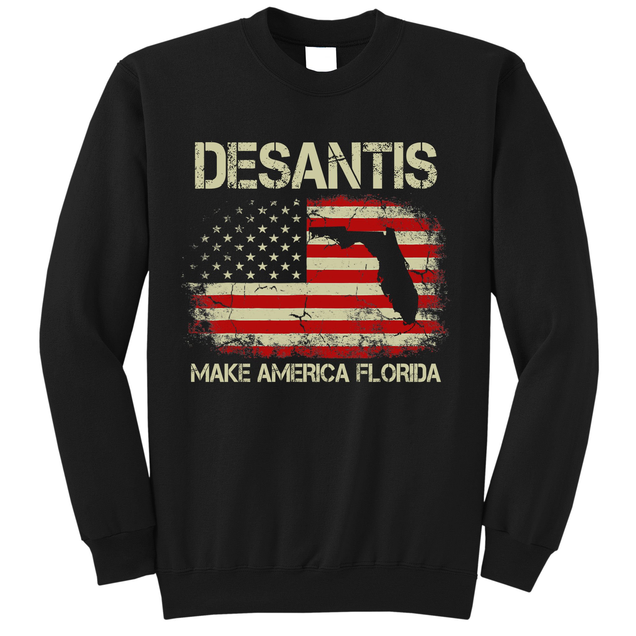 DeSantis Make America Florida US Flag Sweatshirt
