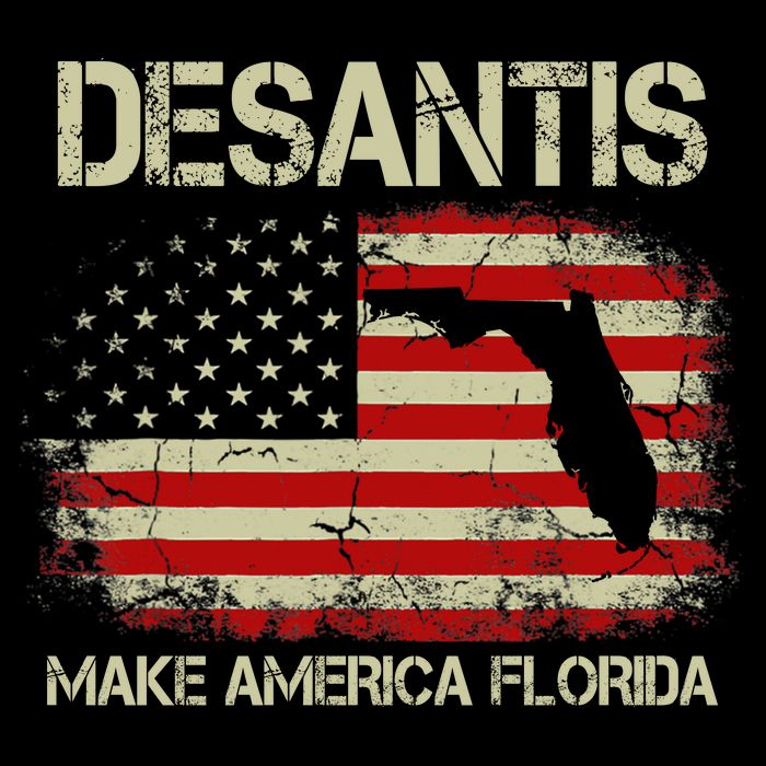 DeSantis Make America Florida US Flag City Backpack
