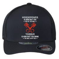 Diesel Mechanics Auto Mechanic Say It With Horse Power Flexfit Unipanel Trucker Cap