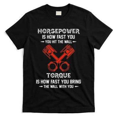 Diesel Mechanics Auto Mechanic Say It With Horse Power T-Shirt