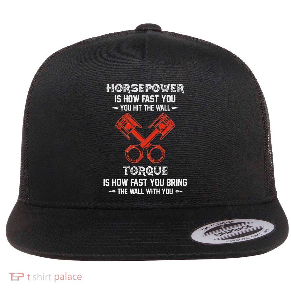 Diesel Mechanics Auto Mechanic Say It With Horse Power Flatbill Hat