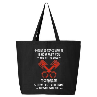 Diesel Mechanics Auto Mechanic Say It With Horse Power 25L Jumbo Tote