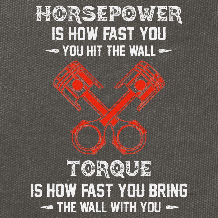 Diesel Mechanics Auto Mechanic Say It With Horse Power Cotton Canvas Backpack