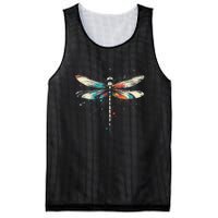 Dragonfly Minimalist And Vibrant Style Birthday Christmas Mesh Reversible Basketball Jersey Tank