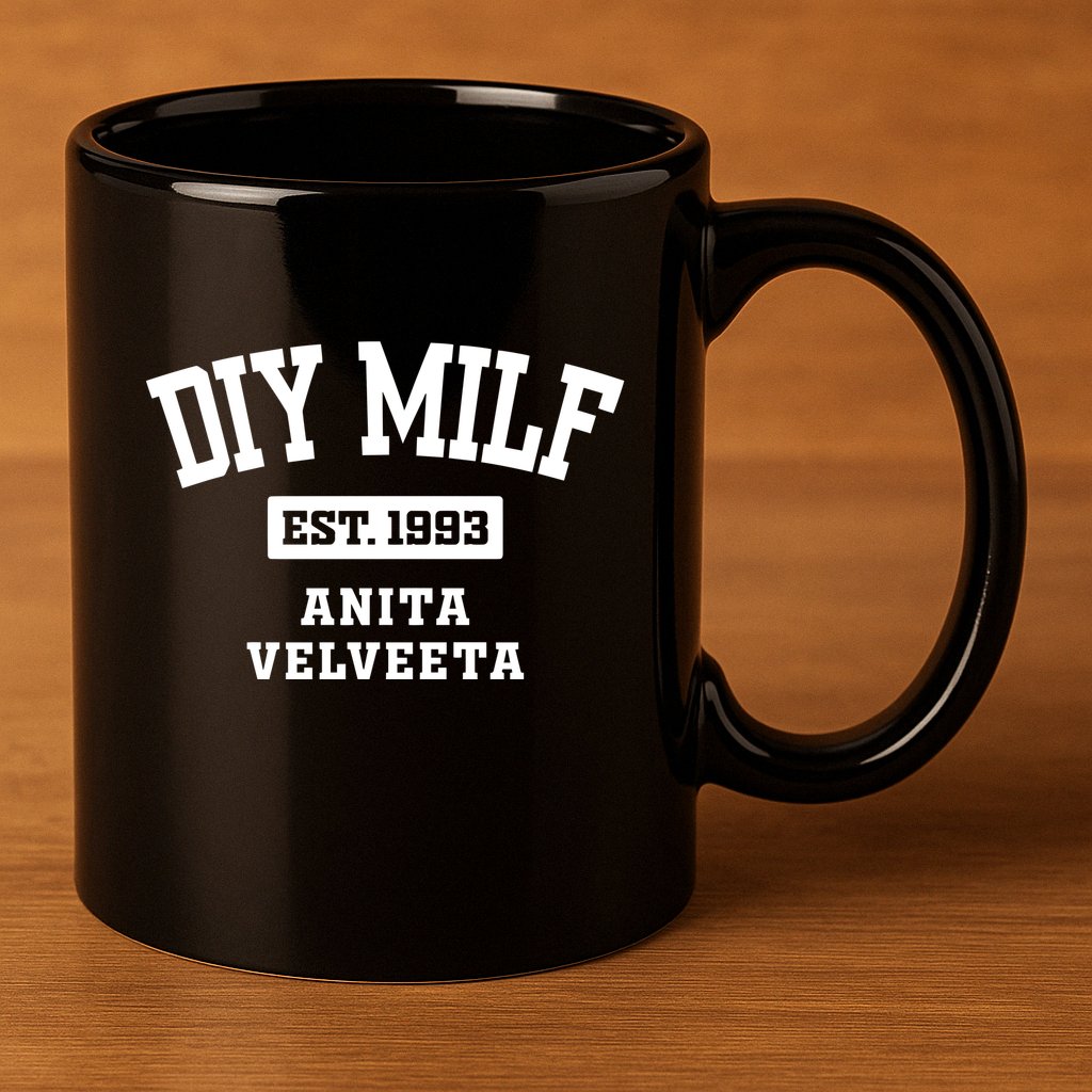 Diy Milf Anita Velveeta Est. 1993 11oz C Handle Ceramic Mug