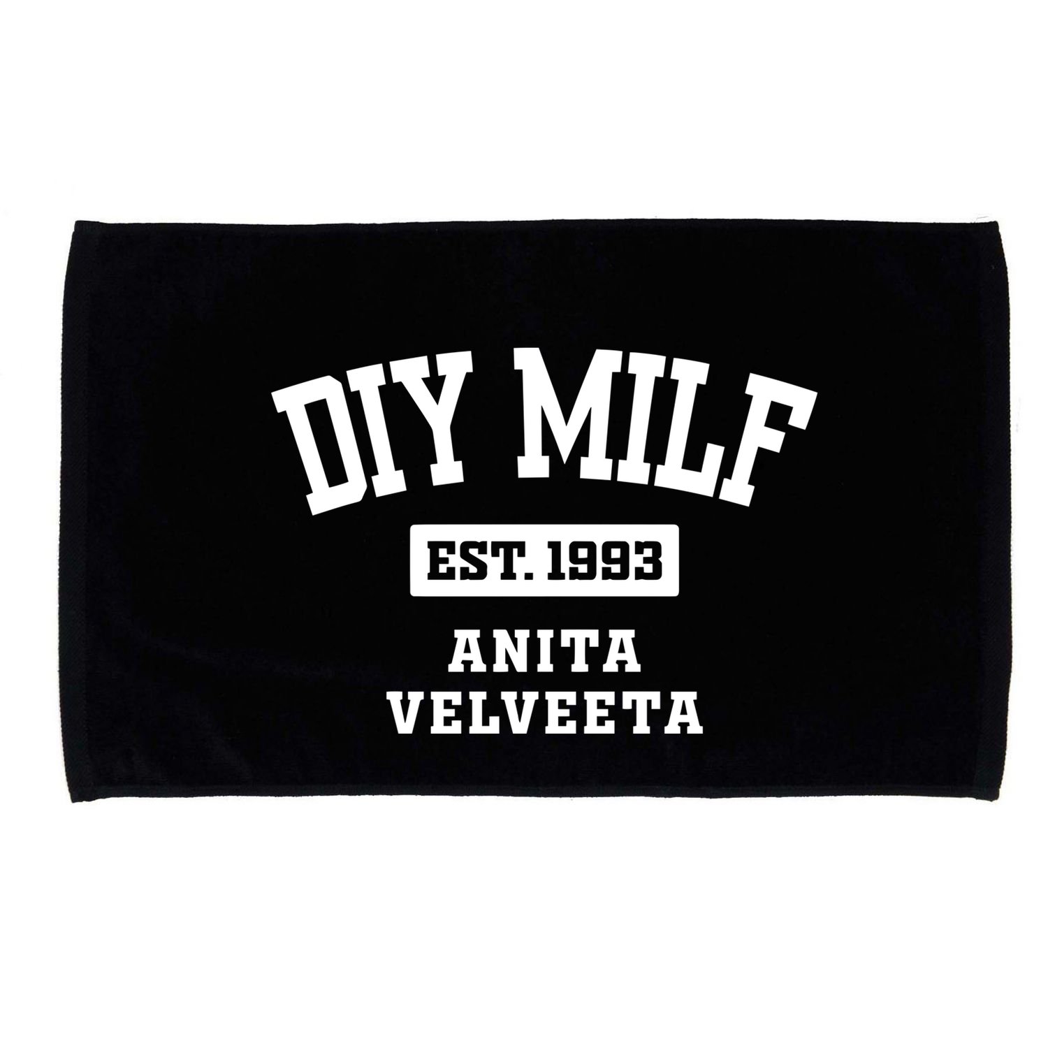 Diy Milf Anita Velveeta Est. 1993 Microfiber Hand Towel