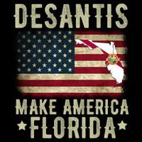 DeSantis Make America Florida US Flag Impact Tech Backpack