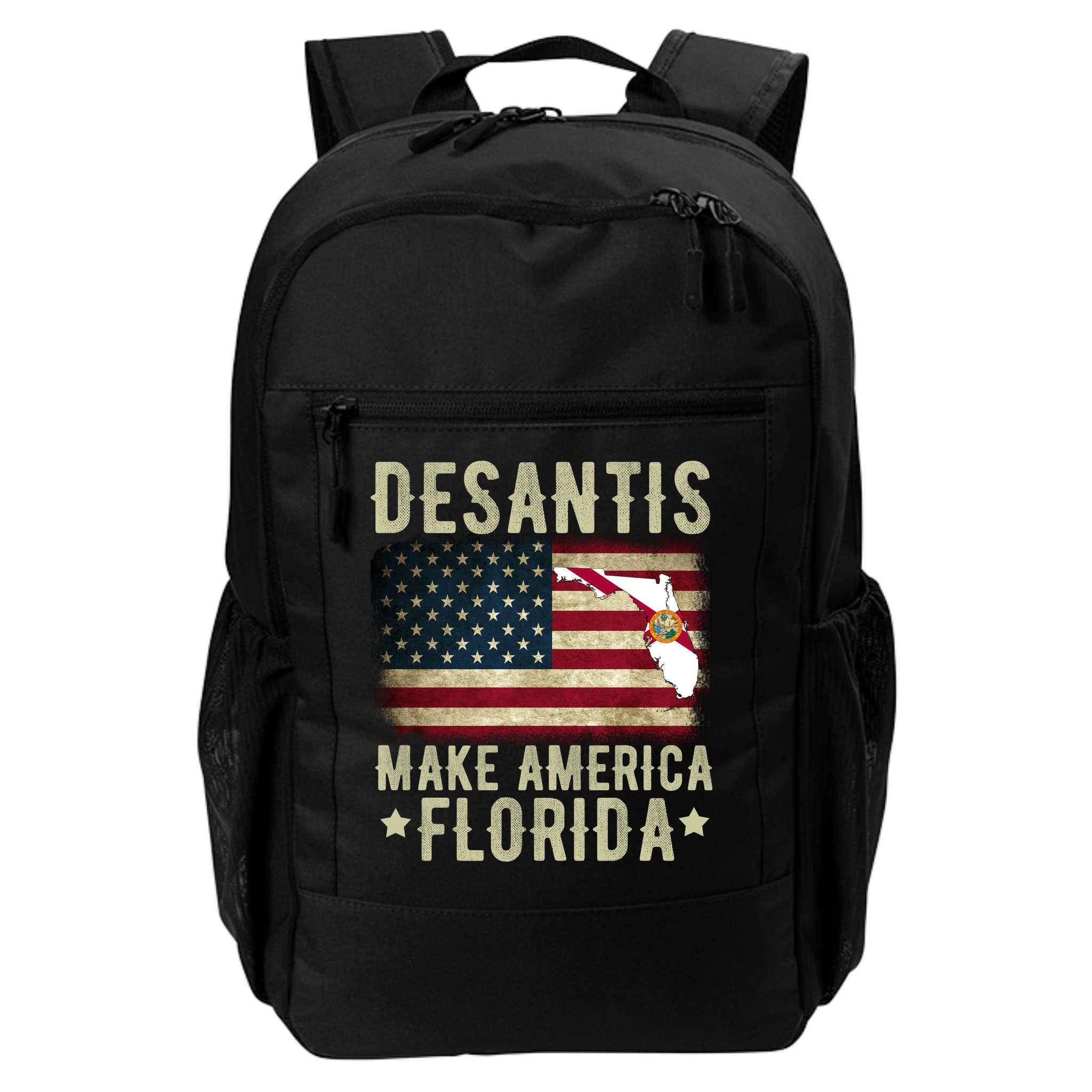 DeSantis Make America Florida US Flag Backpack