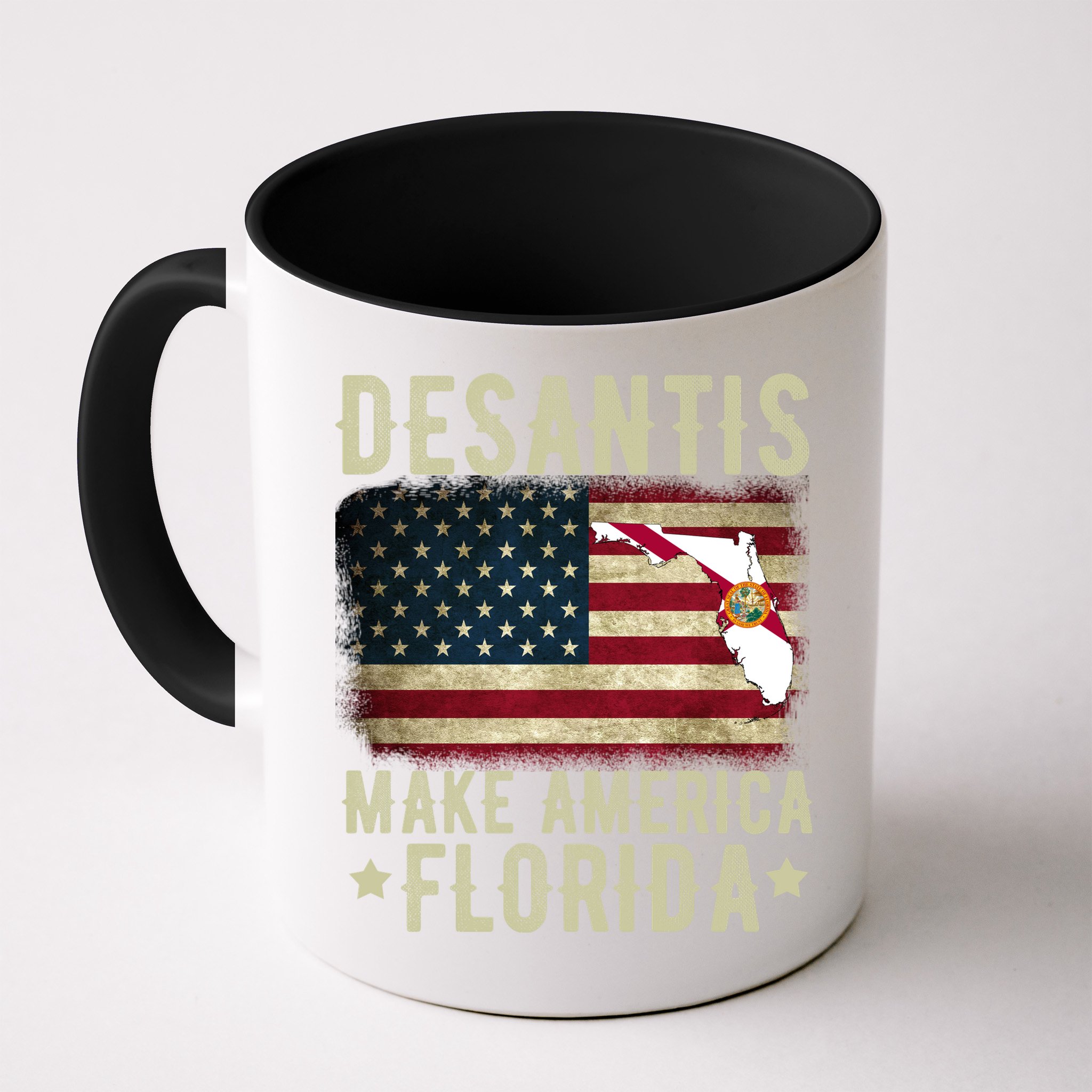 DeSantis Make America Florida US Flag Mug