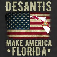 DeSantis Make America Florida US Flag 11oz C Handle Ceramic Mug