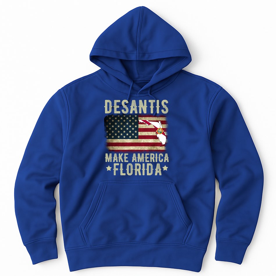 DeSantis Make America Florida US Flag Hoodie