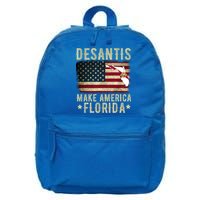 DeSantis Make America Florida US Flag 16 in Basic Backpack