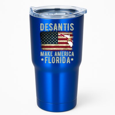 DeSantis Make America Florida US Flag Tumbler