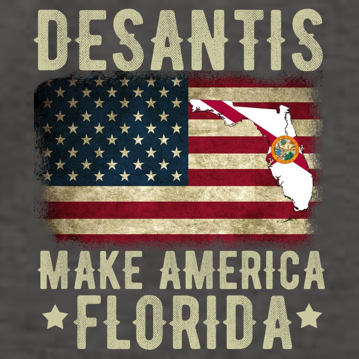 DeSantis Make America Florida US Flag Vector Backpack