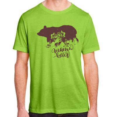 Distressed Mama Bear Adult ChromaSoft Performance T-Shirt