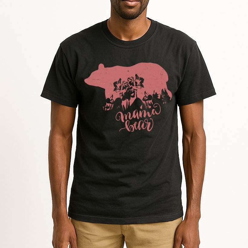 Distressed Mama Bear Tall T-Shirt