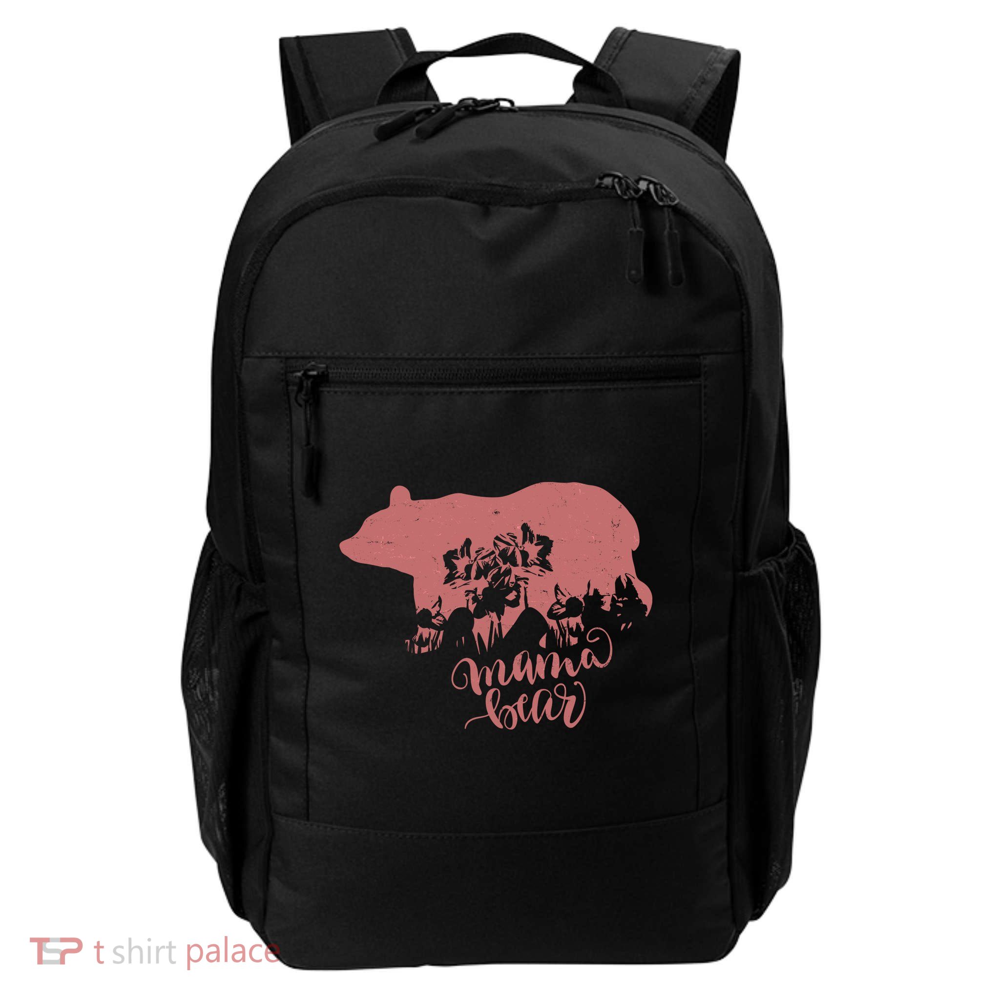 Distressed Mama Bear Backpack