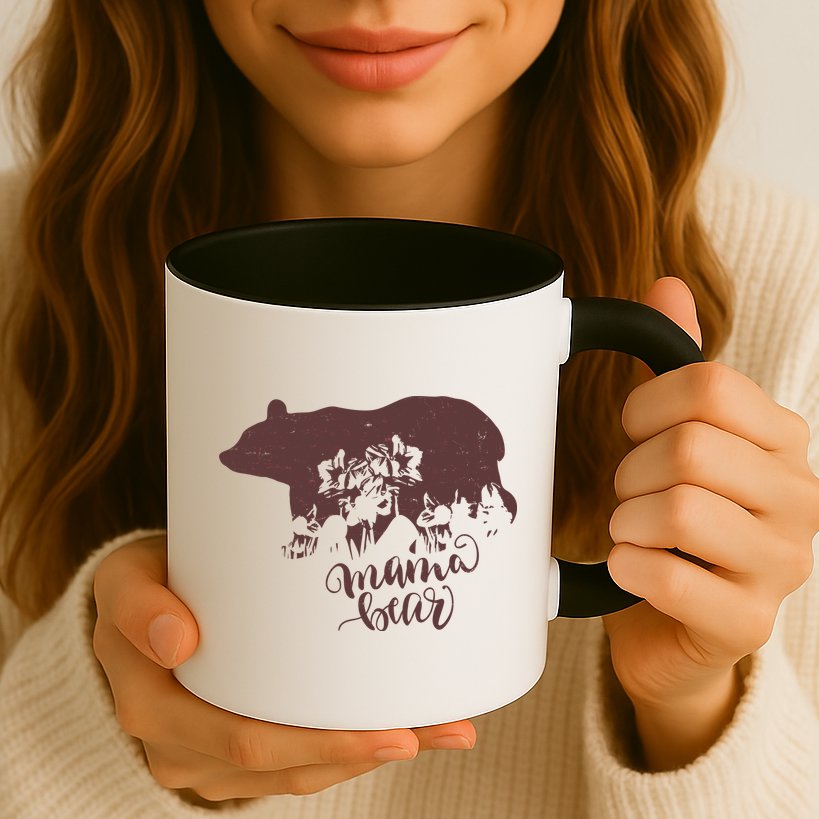 Distressed Mama Bear Mug