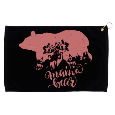 Distressed Mama Bear Grommeted Golf Towel