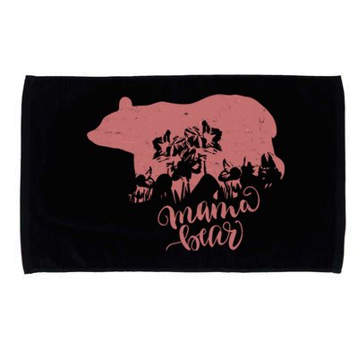 Distressed Mama Bear Microfiber Hand Towel