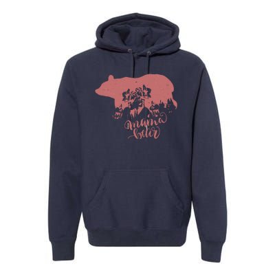 Distressed Mama Bear Premium Hoodie