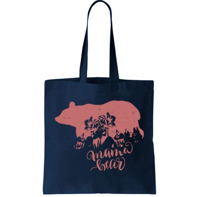 Distressed Mama Bear Tote Bag