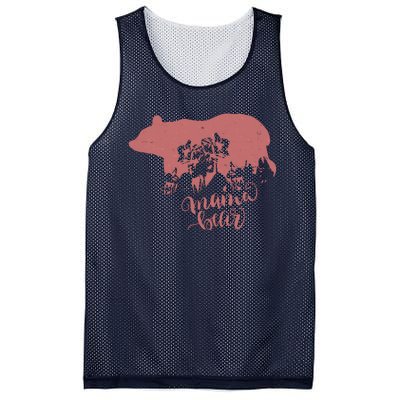 Distressed Mama Bear Mesh Reversible Basketball Jersey Tank