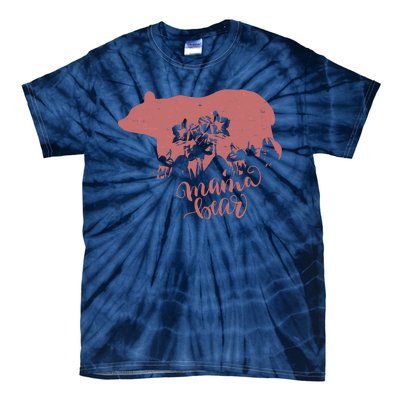 Distressed Mama Bear Tie-Dye T-Shirt