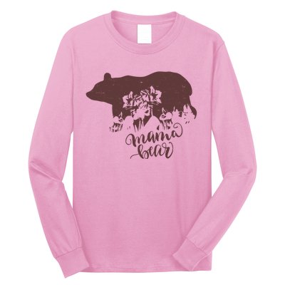 Distressed Mama Bear Long Sleeve Shirt