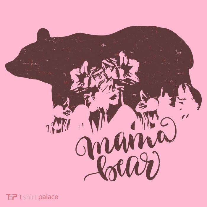 Distressed Mama Bear Premium T-Shirt