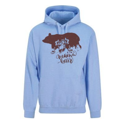 Distressed Mama Bear Unisex Surf Hoodie