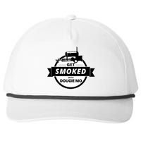 Dougie Mo Bbq Catering Exclusive Custom Clothing Get Smoked Snapback Five-Panel Rope Hat