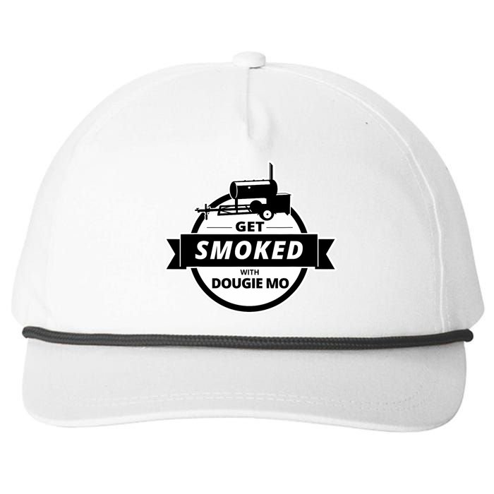 Dougie Mo Bbq Catering Exclusive Custom Clothing Get Smoked Snapback Five-Panel Rope Hat