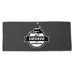 Dougie Mo Bbq Catering Exclusive Custom Clothing Get Smoked Large Microfiber Waffle Golf Towel