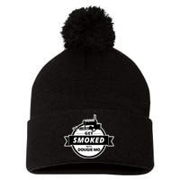 Dougie Mo Bbq Catering Exclusive Custom Clothing Get Smoked Pom Pom 12in Knit Beanie