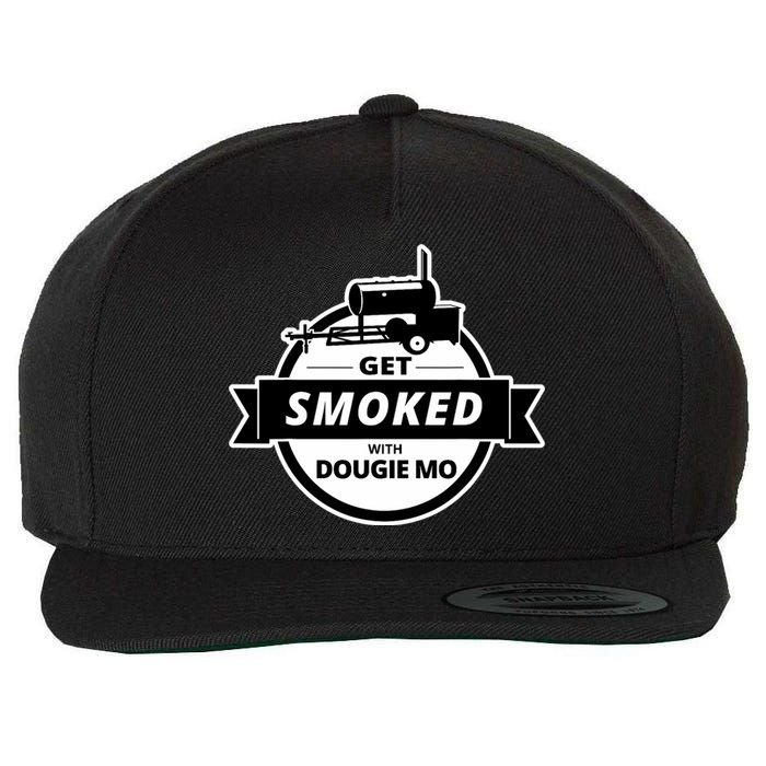 Dougie Mo Bbq Catering Exclusive Custom Clothing Get Smoked Wool Snapback Cap