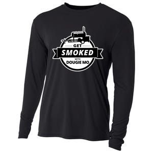 Dougie Mo Bbq Catering Exclusive Custom Clothing Get Smoked Cooling Performance Long Sleeve Crew