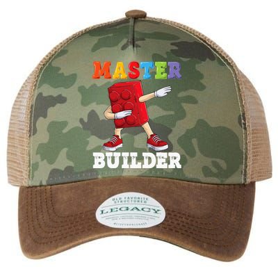 Dabbing Master Builder Funny Building Blocks Bricks Legacy Tie Dye Trucker Hat