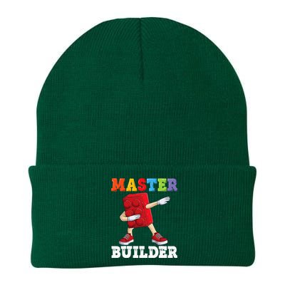 Dabbing Master Builder Funny Building Blocks Bricks Knit Cap Winter Beanie