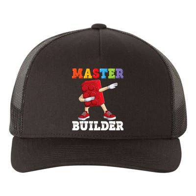 Dabbing Master Builder Funny Building Blocks Bricks Yupoong Adult 5-Panel Trucker Hat