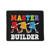 Dabbing Master Builder Funny Building Blocks Bricks Mousepad