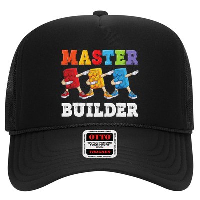 Dabbing Master Builder Funny Building Blocks Bricks Trucker Hat