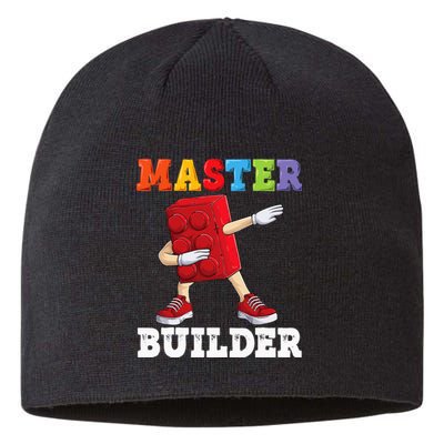 Dabbing Master Builder Funny Building Blocks Bricks Sustainable Beanie