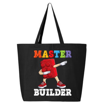 Dabbing Master Builder Funny Building Blocks Bricks 25L Jumbo Tote