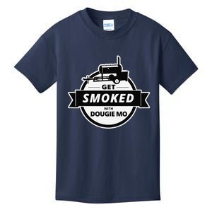 Dougie Mo Bbq Catering Exclusive Custom Clothing Get Smoked Kids T-Shirt