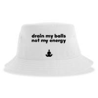 Drain My Balls Not My Energy Sustainable Bucket Hat